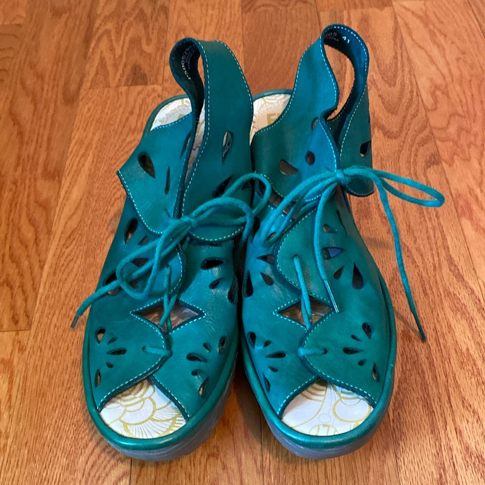 Fly London Ylfa Lace Up Sandals